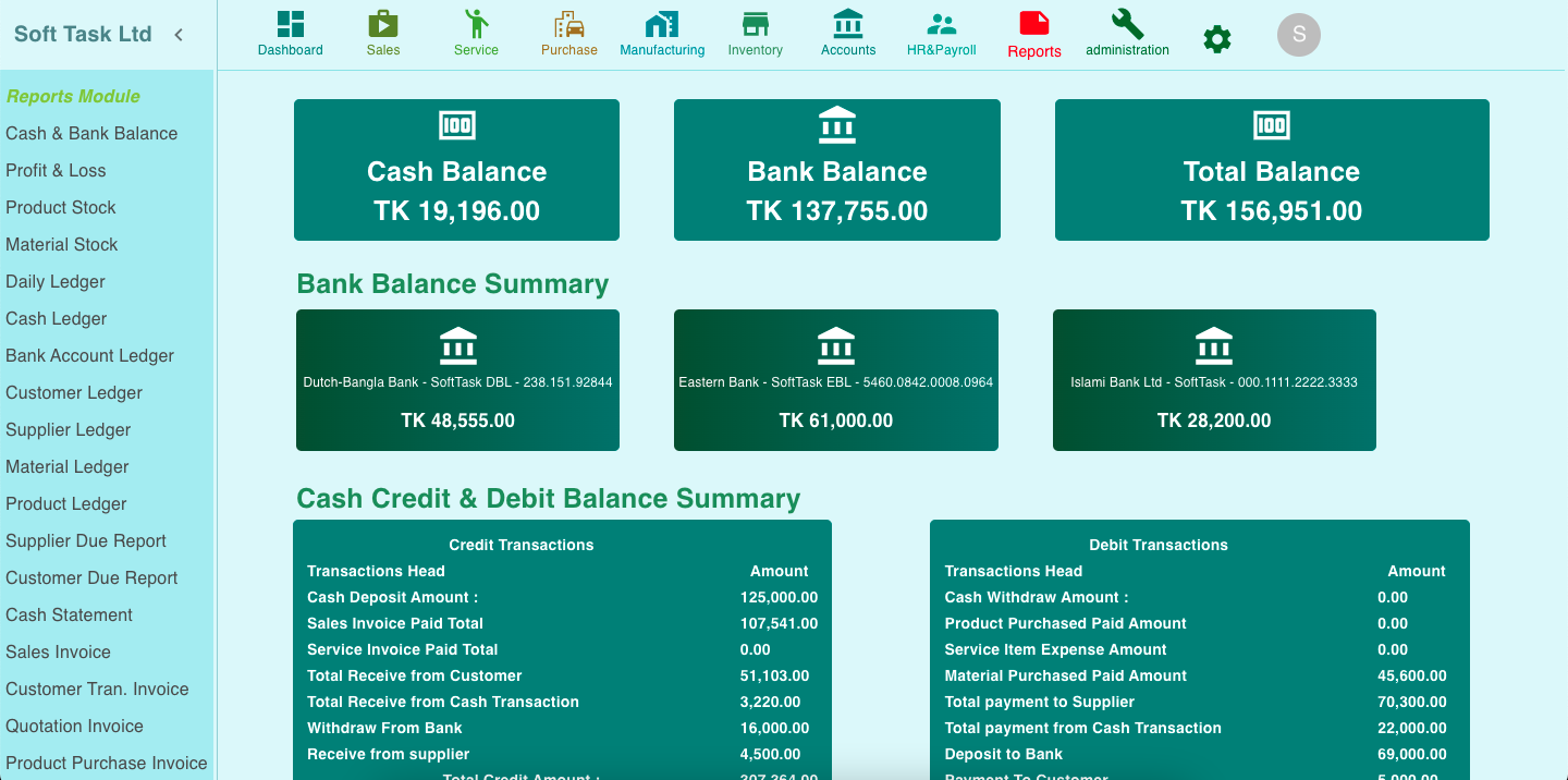 Accounter Center Accounting Software for business by softtask